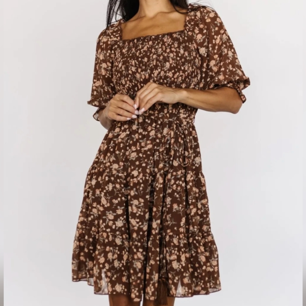 Azlyn Smocked Short Dress